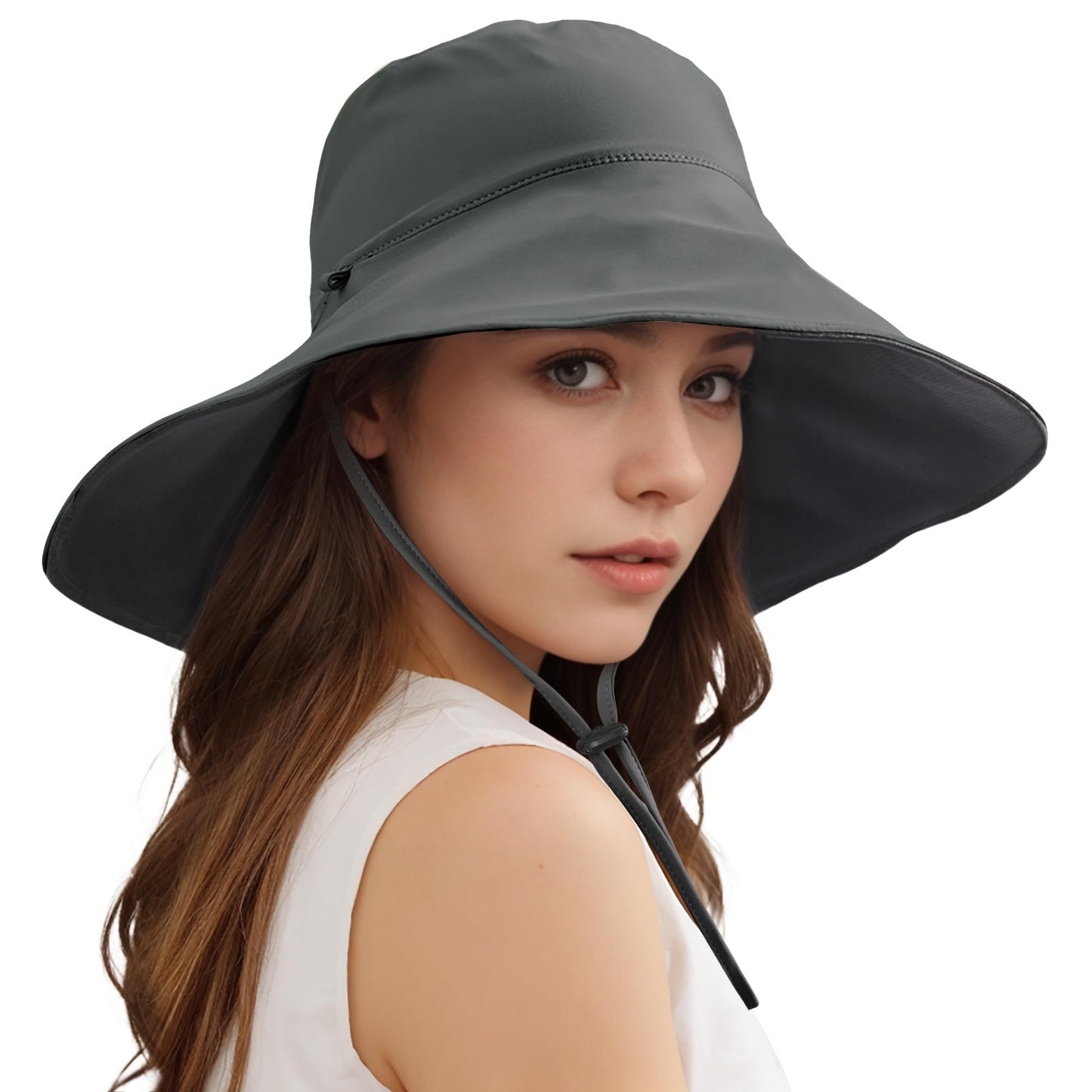 Wide Brim Sun Hats For Women Men, Double Sided Wearing Fishing Hats Cooling Bucket Hat For Beach Hiking Outdoor